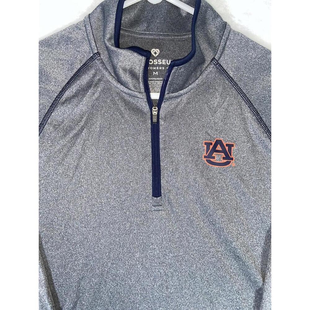 Auburn Womenβs Pullover Tigers 1/4 Zip Athletic Stretch Active NCAA War Eagle M